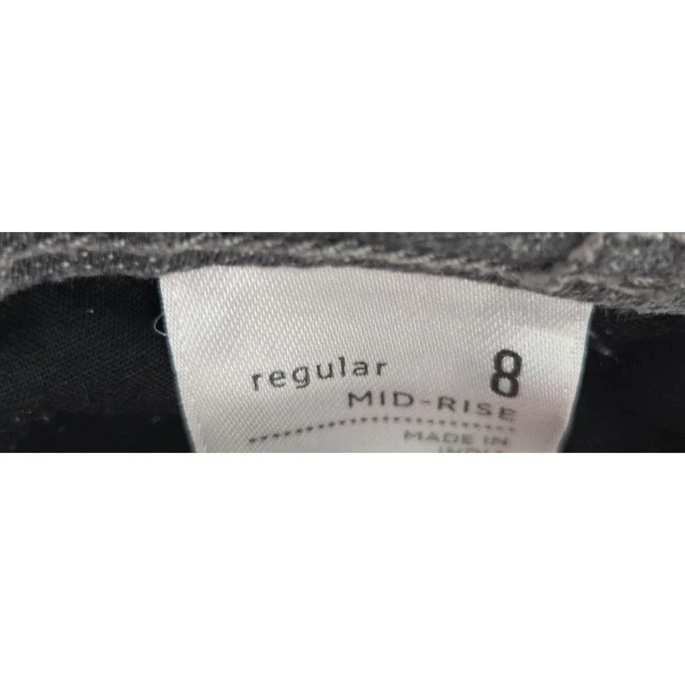 Gap Womans Jeans Mid Rise Grey Size 8 X 31‎ long